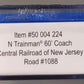 Atlas 50004224 N Central Railroad of New Jersey Trainman ACF 60' Passenger Coach