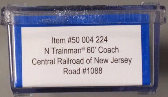 Atlas 50004224 N Central Railroad of New Jersey Trainman ACF 60' Passenger Coach
