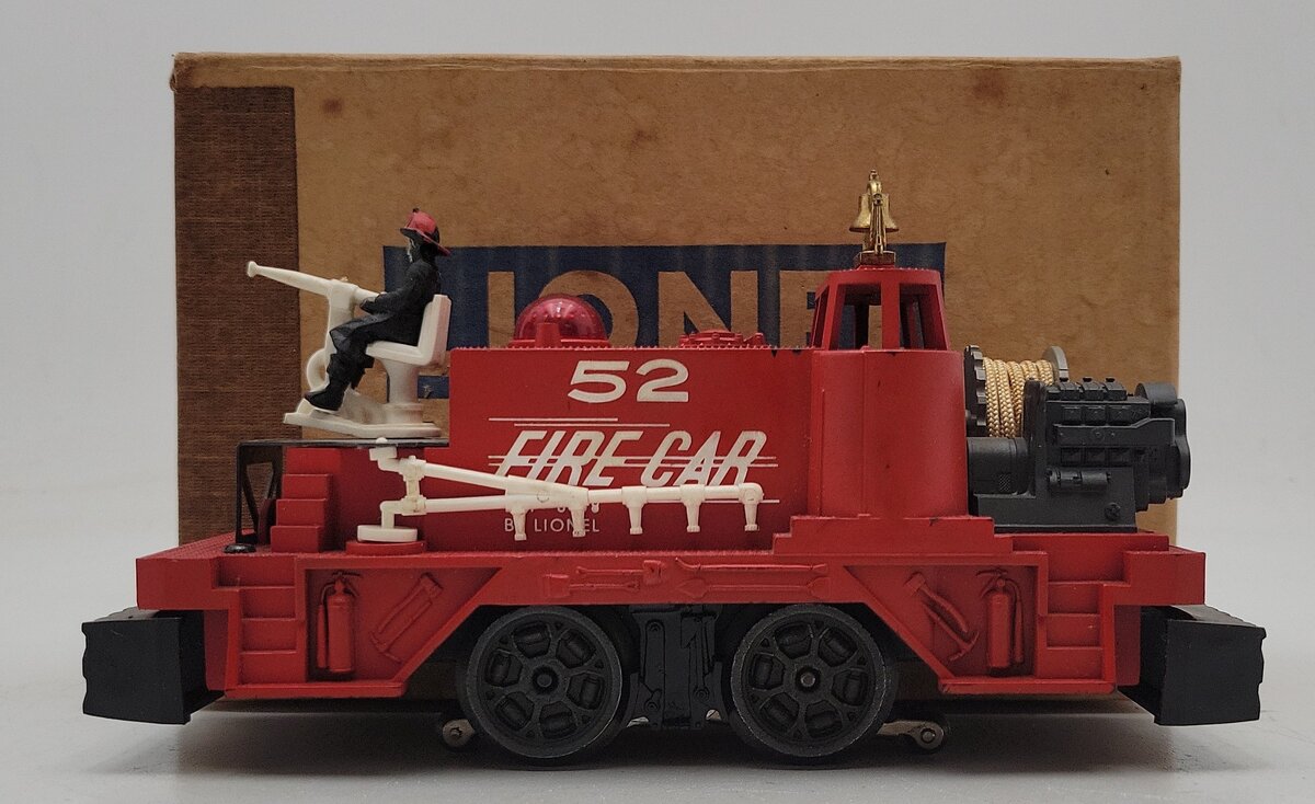Lionel 52 Vintage O Motorized Fire Car VG/Box