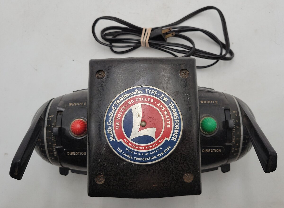 Lionel ZW Vintage O Trainmaster 275 Watt Transformer with Whistle EX