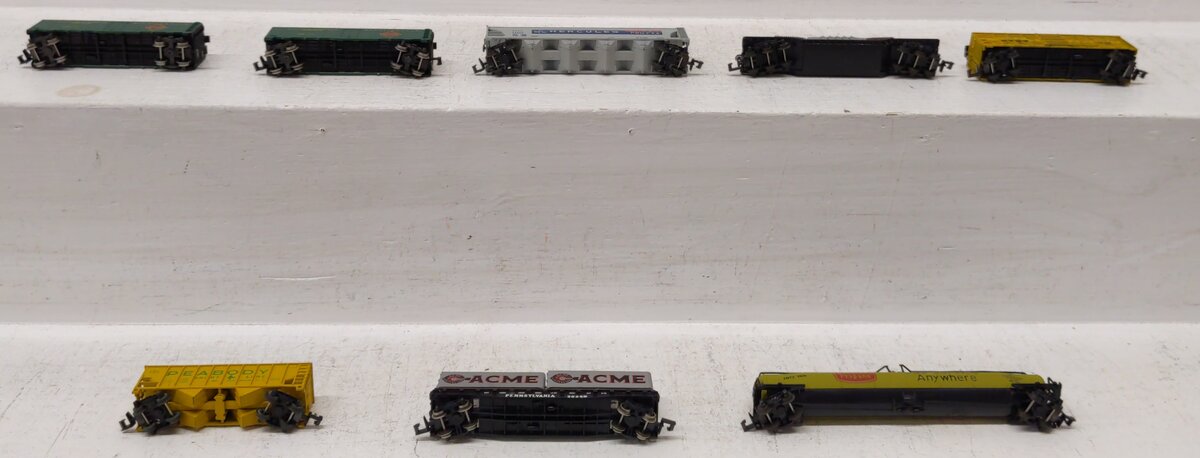 Atlas N Scale Assorted Freight Cars #502/52000/1309/6671/30259/6101[8] EX/Box