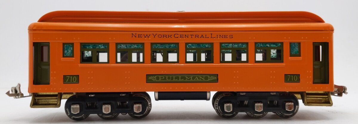 Lionel 710 Reproduction Orange Tinplate Pullman Car