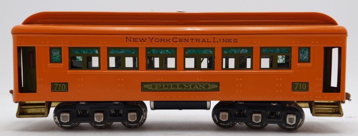 Lionel 710 Reproduction Orange Tinplate Pullman Car
