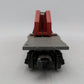 Lionel 6418 Vintage O 4 Truck Die-Cast Machinery Car with Pinkish Red Girders VG