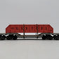 Lionel 6418 Vintage O 4 Truck Die-Cast Machinery Car with Pinkish Red Girders VG