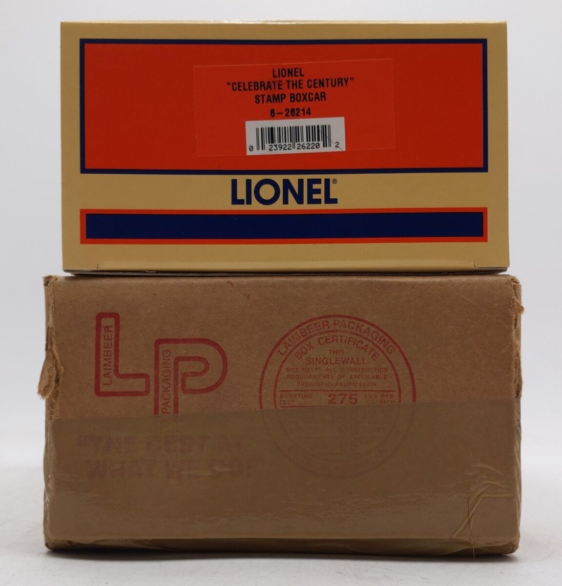 Lionel 6-26214 O Gauge Celebrate the Century USPS Stamp Boxcar EX/Box