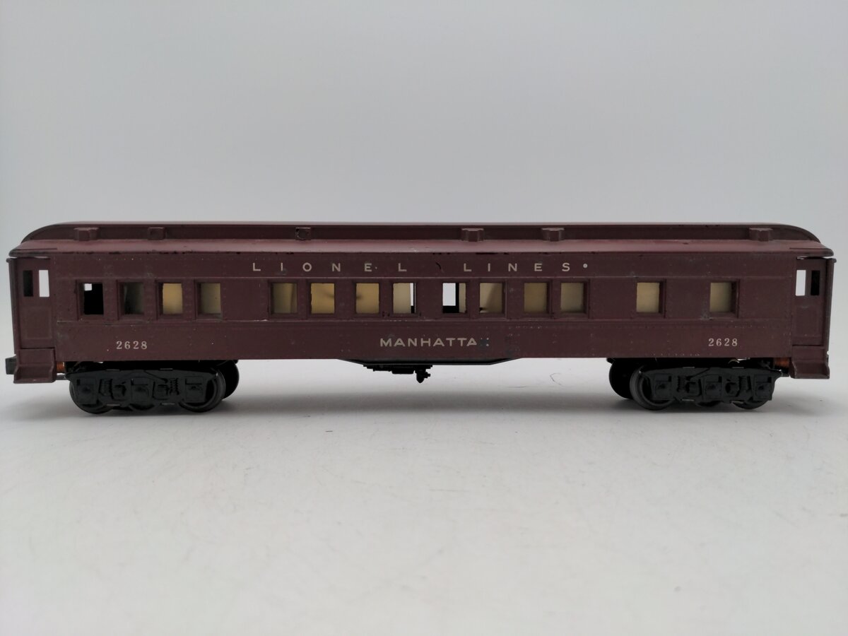 Lionel 2628 Vintage O Lionel Lines Madison Heavyweight "Manhattan" Passenger Car VG