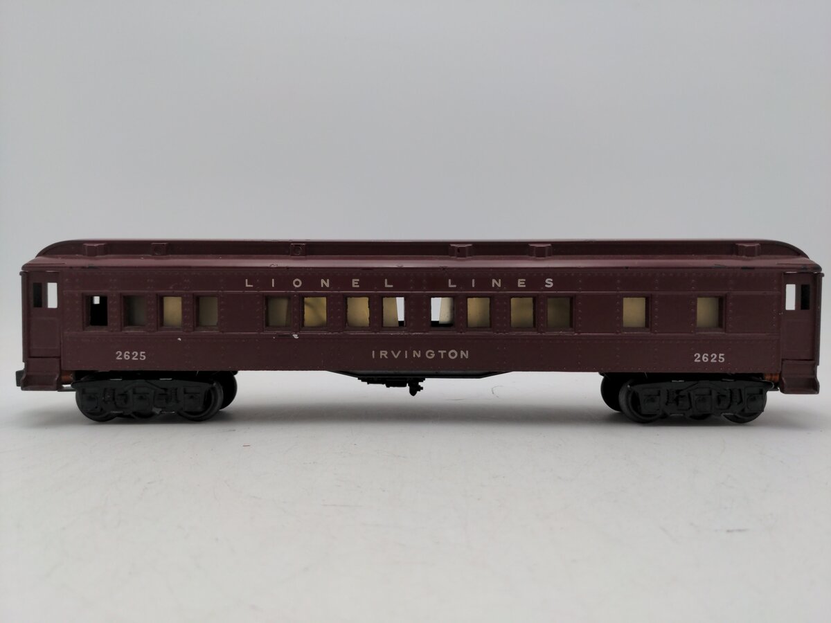 Lionel 2625 Vintage O Lionel Lines Madison Heavyweight "Irvington" Passenger Car VG