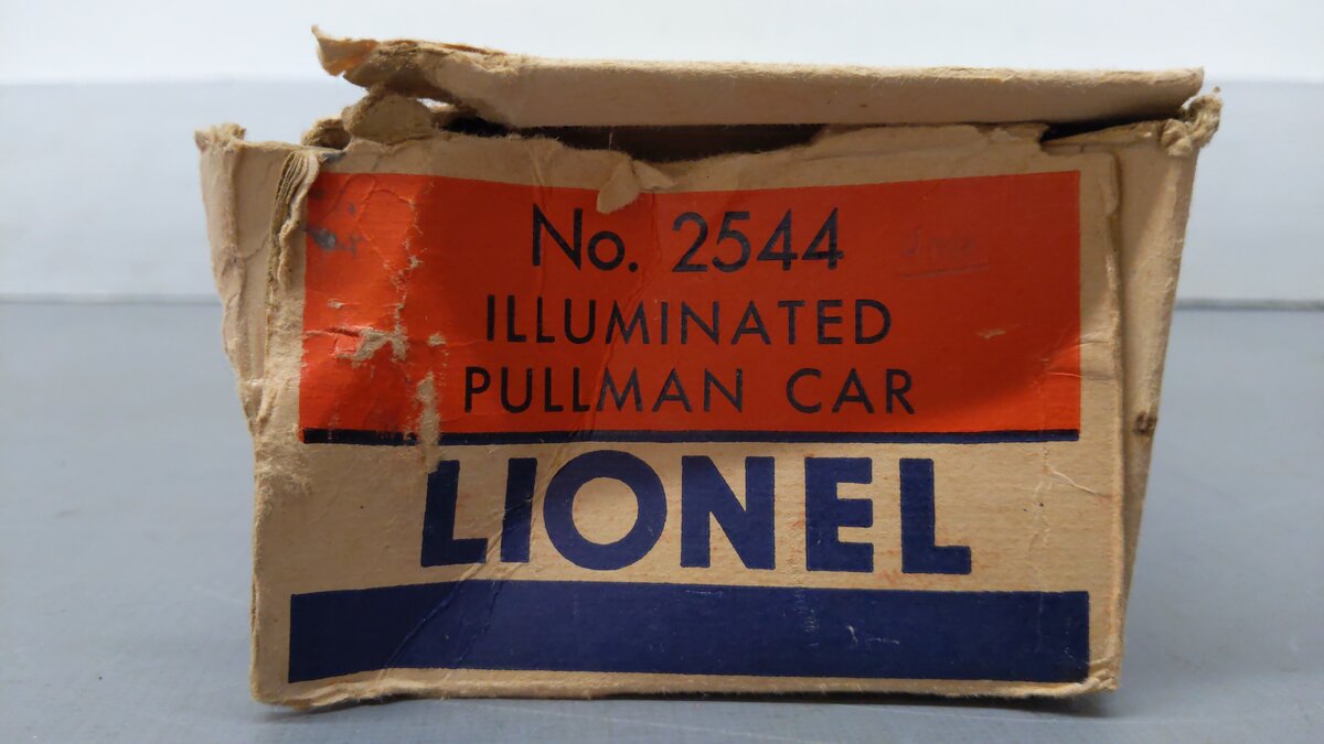 Lionel 2544 Vintage O Pennsylvania Molly Pitcher Aluminum Pullman Car VG/Box