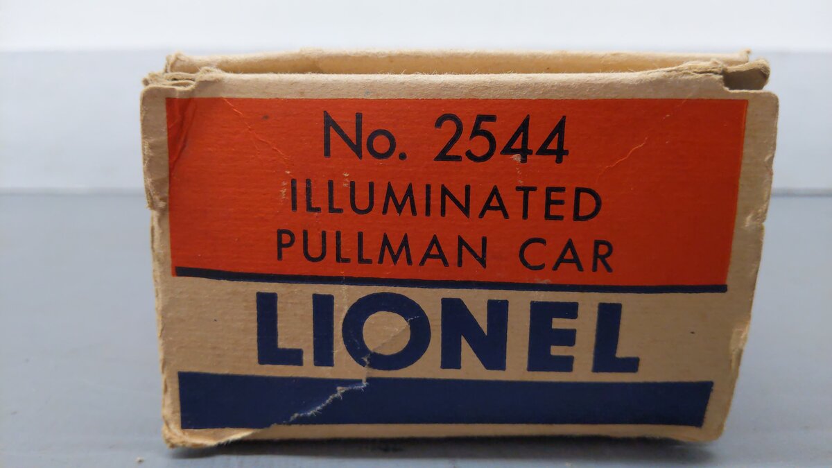 Lionel 2544 Vintage O Pennsylvania Molly Pitcher Aluminum Pullman Car VG/Box