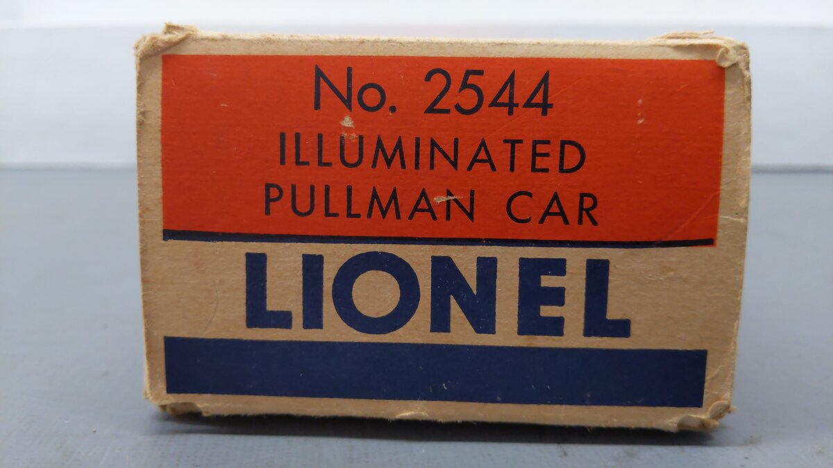 Lionel 2544 Vintage O Pennsylvania Molly Pitcher Aluminum Pullman Car VG/Box
