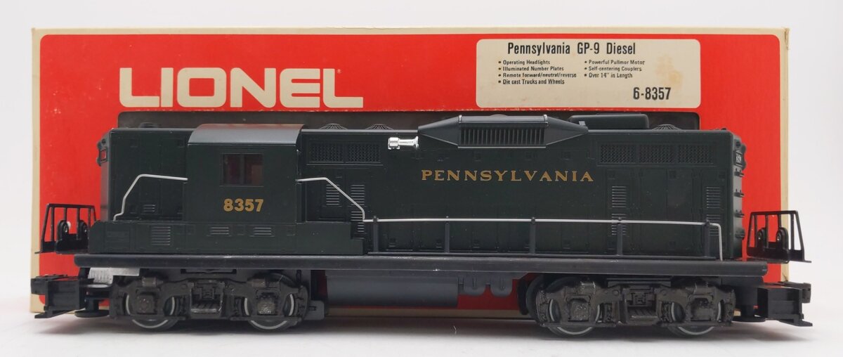 Lionel 6-8357 O Pennsylvania GP9 Diesel Locomotive #8357 EX/Box