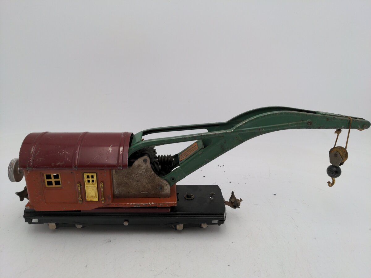 Lionel 810 Vintage O Operating Tinplate Crane VG