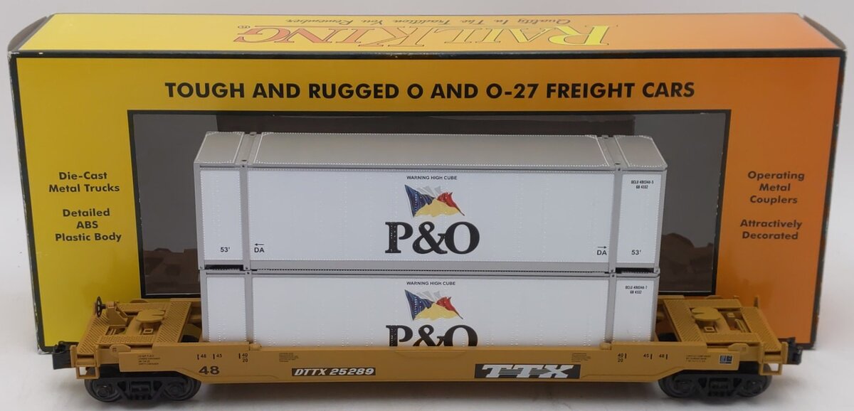 MTH 30-76627 O TTX Husky Stack Car