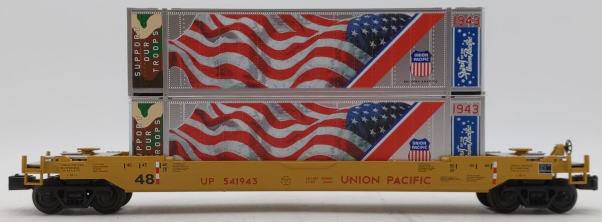 MTH 30-76800 O Union Pacific Husky Stack Car #542150