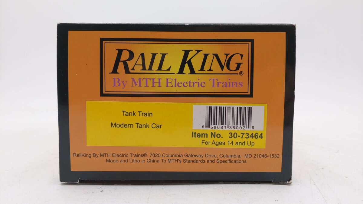 MTH 30-73464 O Tank Train Modern Tank Car #50452