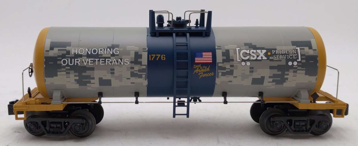 MTH 30-73583 O CSX Veterans RailKing Modern Tank Car #1776