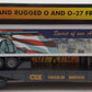 MTH 30-76833 O CSX Veterans RailKing Flat Car w/40' Trailer #1776