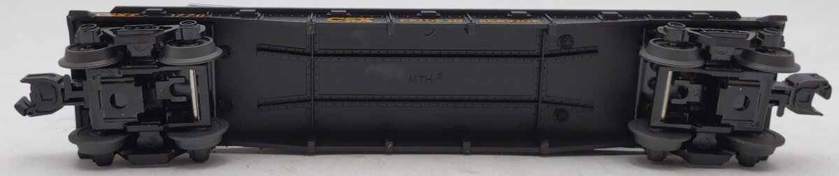 MTH 30-76833 O CSX Veterans RailKing Flat Car w/40' Trailer #1776