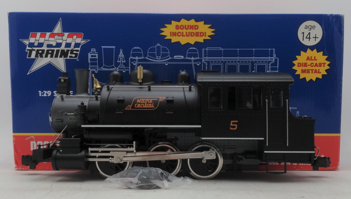 USA Trains 20068 G Maine Central Dockside 0-6-0T Steam Locomotive with Sound #5