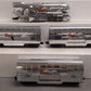 MTH 30-1433-1 O Gauge Coors Light Silver Bullet Steam Freight Train Set with PS2 EX/Box