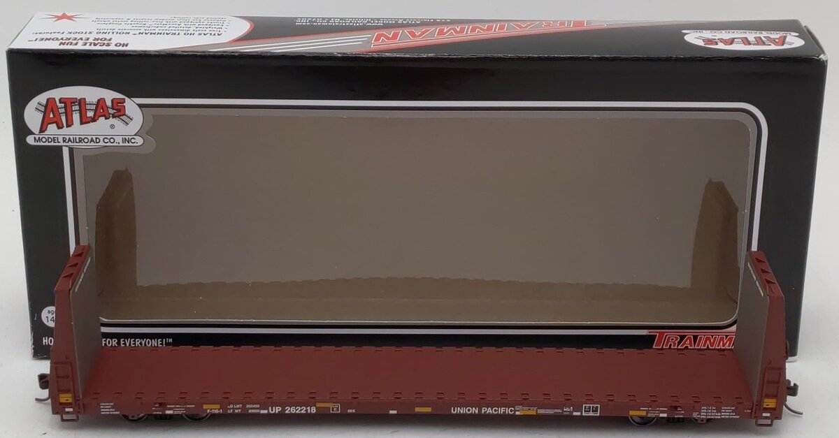 Atlas 20005082 HO Scale Union Pacific Bulkhead Flat Car #262218