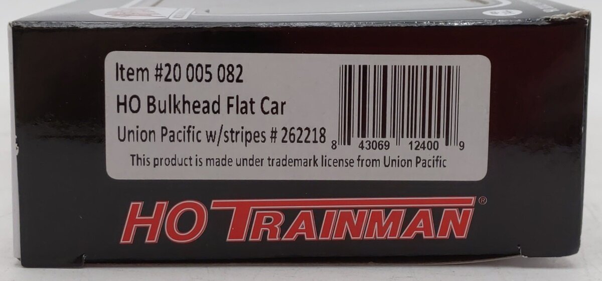 Atlas 20005082 HO Scale Union Pacific Bulkhead Flat Car #262218