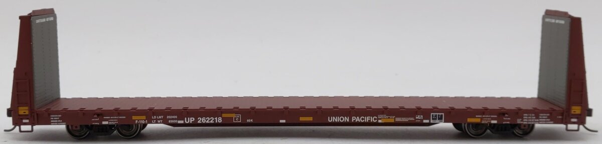 Atlas 20005082 HO Scale Union Pacific Bulkhead Flat Car #262218