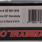 Atlas 20001919 HO Boston & Maine Evans 52’ Gondola (Orange/Black) #9010