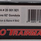 Atlas 20001921 HO Boston & Maine Evans 52’ Gondola (Orange/Black) #9042