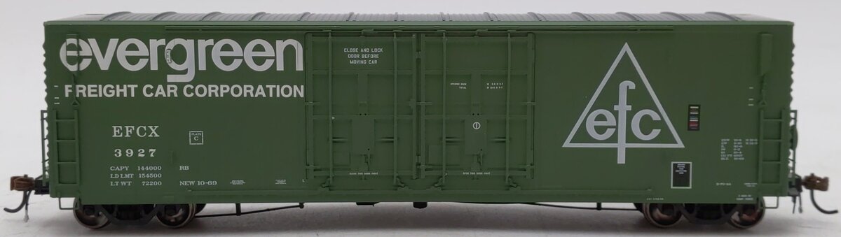 Athearn G87971 HO Evergreen 50' PC&F Box/8' & 8' YSD Plug #3927