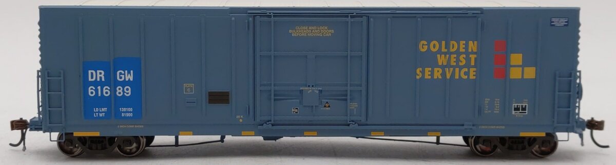 Athearn G26659 HO GWS/D&RGW 50' PC&F Boxcar w/ 10'6