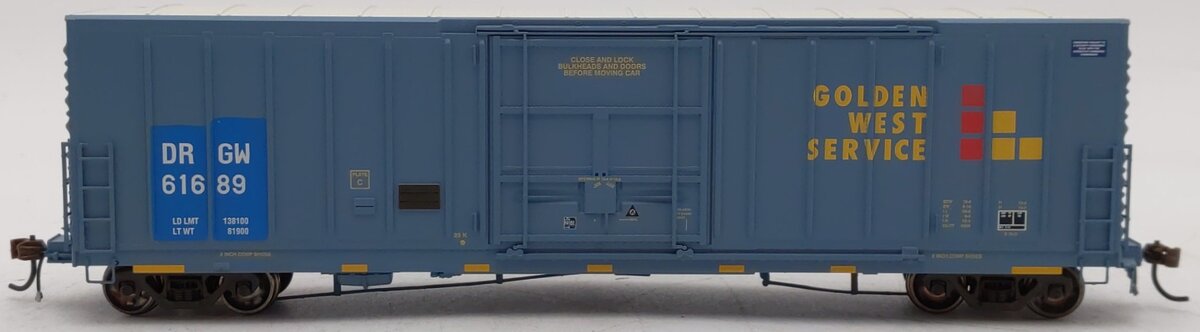 Athearn G26659 HO GWS/D&RGW 50' PC&F Boxcar w/ 10'6