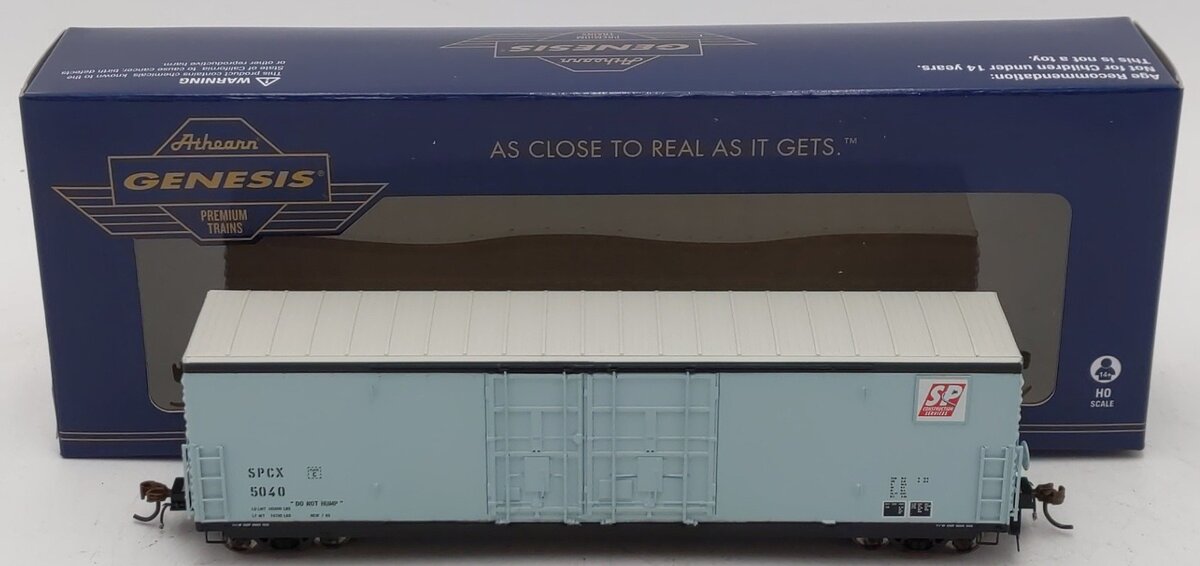Athearn G87979 HO SPCX 50' PC&F Boxcar w/6' + 8' YSD Plug Door #5040