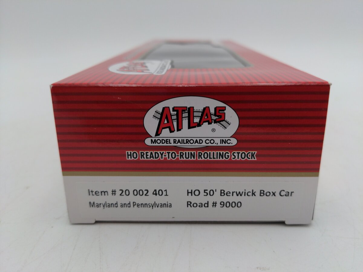 Atlas 20002401 HO Scale Maryland & Pennsylvania 50' Berwick Boxcar #9000