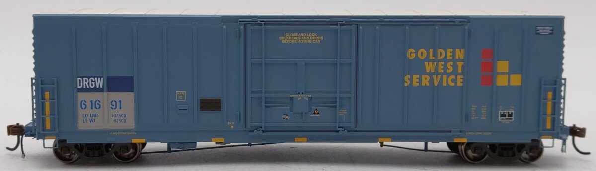 Athearn G26660 HO GWS/D&RGW 50' PC&F Boxcar w/ 10'6