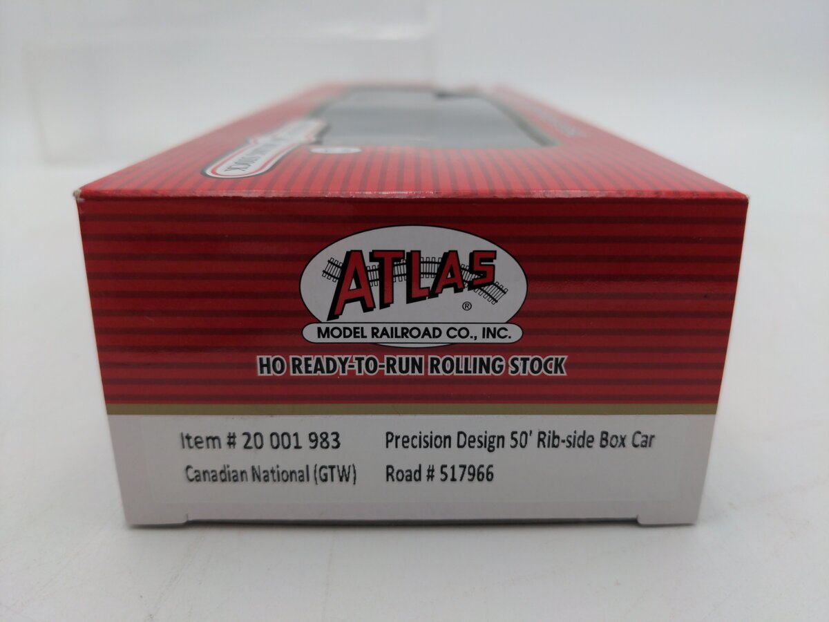 Atlas 20001983 HO Scale Grand Trunk Western Box Car #517966