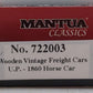 Mantua 722003 HO Union Pacific Wooden Vintage Freight Car #1488