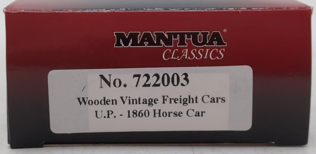 Mantua 722003 HO Union Pacific Wooden Vintage Freight Car #1488