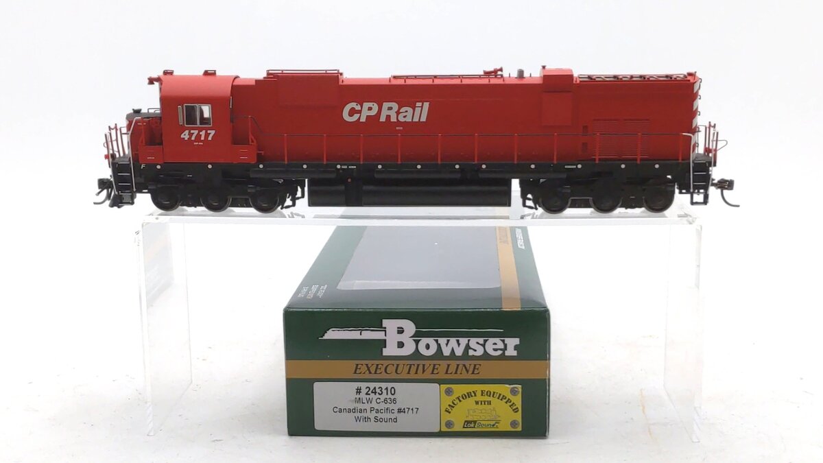 Bowser 24310 HO Canadian Pacific MLW C636 Diesel Engine #4717 with Sound