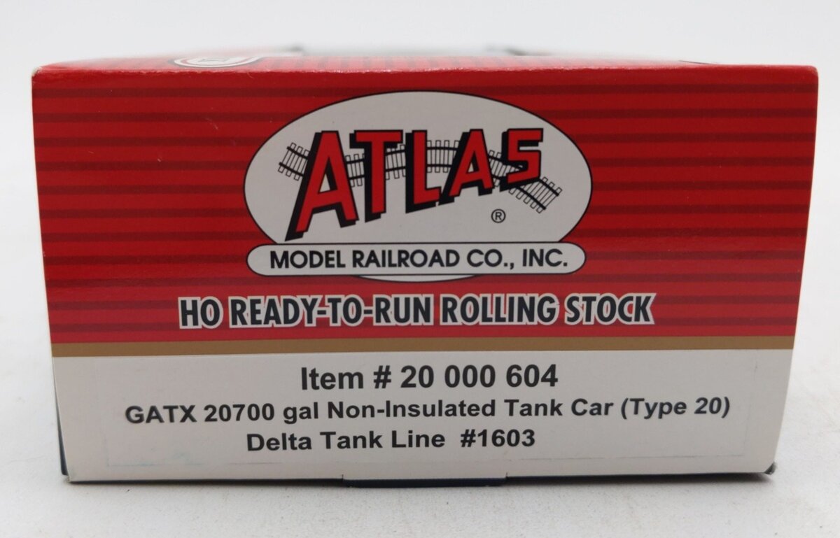 Atlas 20000604 HO American Beef GATX 20,700 Gallon Non-Insulated Tank Car # 1603