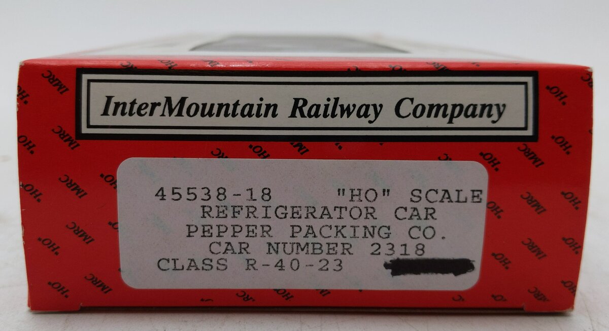 InterMountain 45538-18 HO Pepper Packing Co. Refrigerator Car #2318 LN/Box