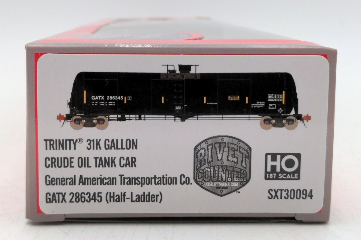Scale Trains SXT30094 HO GATX Trinity Rail 31,000 Crude Oil Tank Car #286345