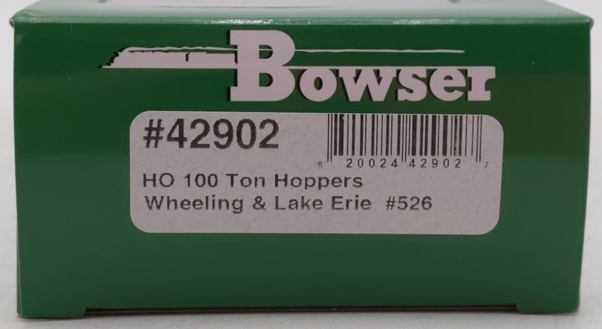Bowser 42902 HO Scale Wheeling & Lake Erie Hopper #527