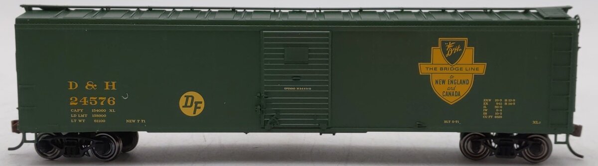 Bowser 41548 HO Scale Delaware & Hudson The Bridge Line Boxcar #24576