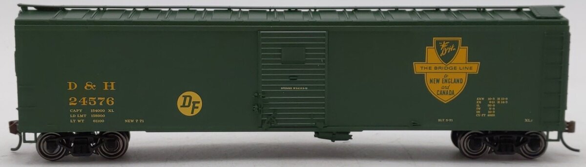 Bowser 41548 HO Scale Delaware & Hudson The Bridge Line Boxcar #24576