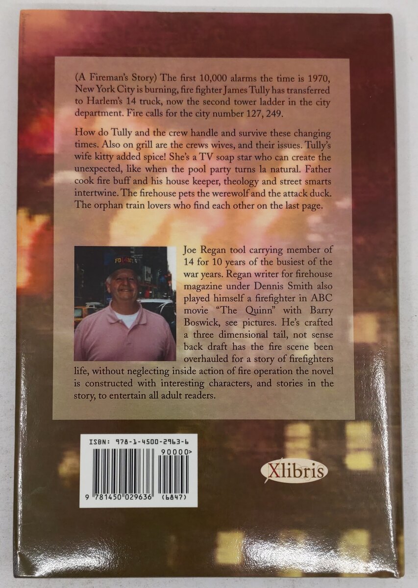 A Fireman's Story Hardcover Book By Joe Regan EX