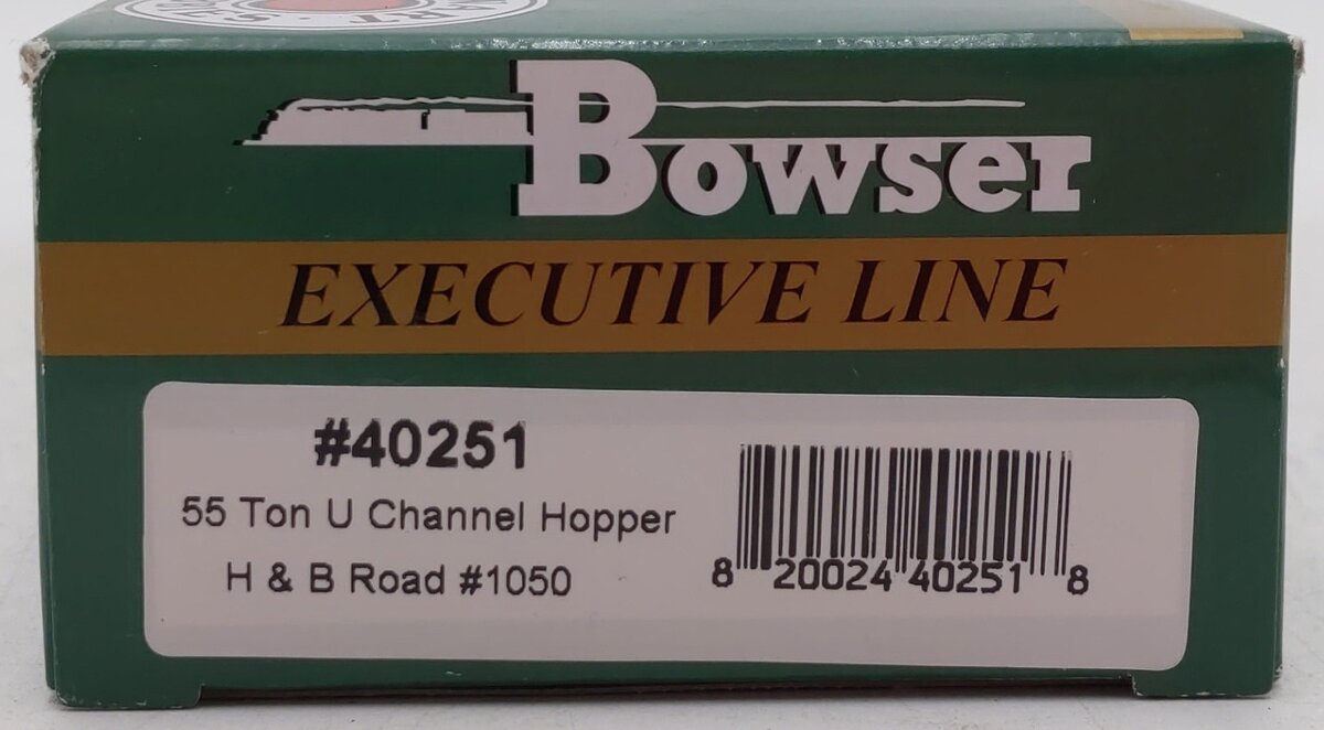 Bowser 40251 HO Scale Toronto Hamilton & Buffalo Hopper #1050 EX/Box