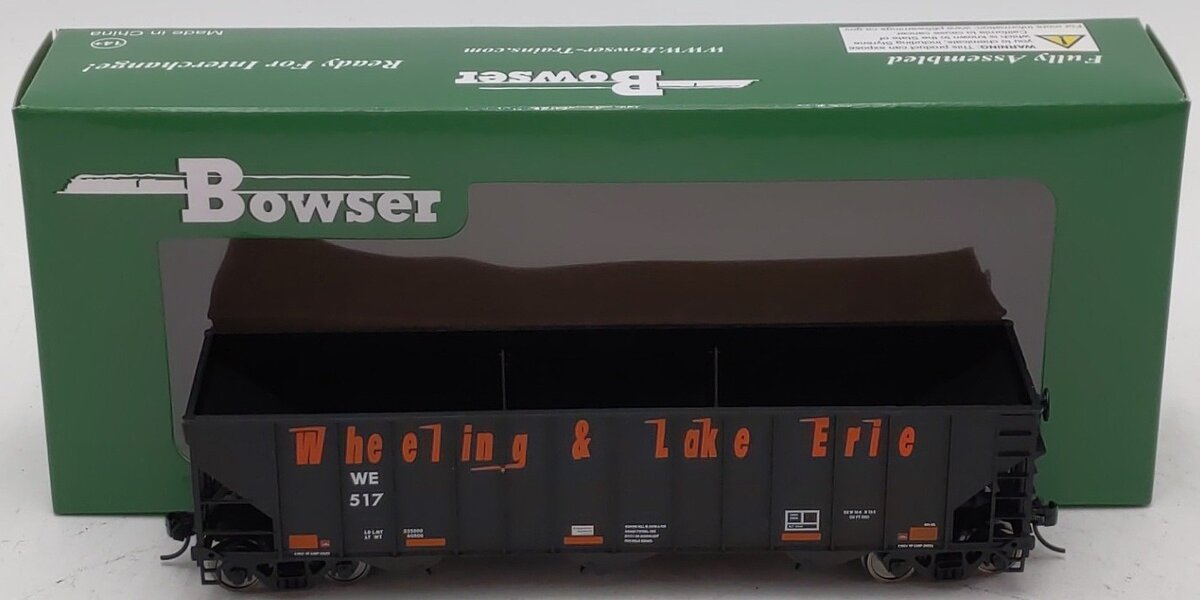 Bowser 42901 HO Scale Wheeling & Lake Erie Hopper #517