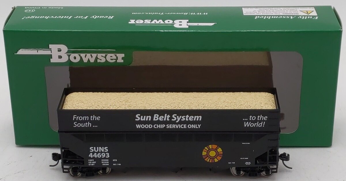 Bowser 2-5976 HO Scale Sun Belt System Hopper #44693 LN/Box